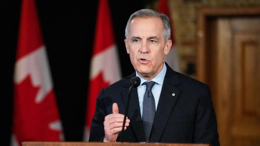Canada’s Prime Minister Mark Carney speaks during a news conference before a cabinet planning forum at the Citadelle in Quebec City, Quebec, on January 22, 2026. | Photo Credit: Reuters
