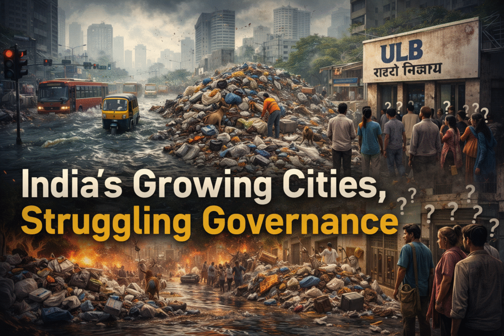 india’s cities are growing faster than its governance systems can handle.